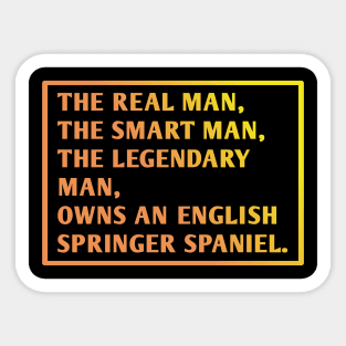 English Springer spaniel Sticker